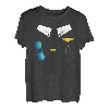 Pilot Uniform Kostüm T-Shirt Lustig Halloween Shirt