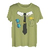 Pilot Uniform Kostüm T-Shirt Lustig Halloween Shirt