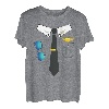 Pilot Uniform Kostüm T-Shirt Lustig Halloween Shirt