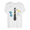 Pilot Uniform Kostüm T-Shirt Lustig Halloween Shirt