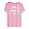 Lehrer in Pension, Ruhestand Mann, Geschenk, Lustiger Spruch T-Shirt