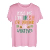 Kiss Me I'm Irish Or Drunk Kleeblatt St.Patrick's Day Bier T-Shirt