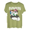 Papacorn Vater Tochter Einhorn bunt T-Shirt