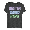 Herren Bester Bonus Papa Stiefvater Ersatzvater Adoption Vatertag T-Shirt
