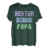 Herren Bester Bonus Papa Stiefvater Ersatzvater Adoption Vatertag T-Shirt
