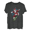 Santa Skateboard Weihnachten Pyjama T-Shirt