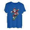 Santa Skateboard Weihnachten Pyjama T-Shirt