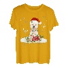 Westie Snowly Christmas Tree Lights Pyjama Hund Xmas T-Shirt