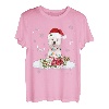 Westie Snowly Christmas Tree Lights Pyjama Hund Xmas T-Shirt