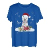 Westie Snowly Christmas Tree Lights Pyjama Hund Xmas T-Shirt