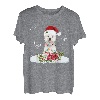 Westie Snowly Christmas Tree Lights Pyjama Hund Xmas T-Shirt