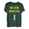 Herren Golfer TShirt Ich Liebe Meine Frau Spruch Geschenk Shirt