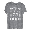 Rudi Name Geschenk-Idee Geburtstag Lustiger Spruch T-Shirt