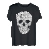 T-Shirt mit Katzen-Totenkopf, Halloween-Kostüm, Geschenkidee T-Shirt