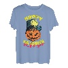 Halloween grinsender Kürbis Horror lustiges Spaß Shirt T-Shirt
