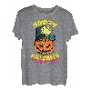 Halloween grinsender Kürbis Horror lustiges Spaß Shirt T-Shirt