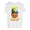 Halloween grinsender Kürbis Horror lustiges Spaß Shirt T-Shirt