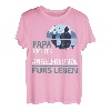 Papa & Tochter Angelfreunde Fischen Angeln Angel Vatertag T-Shirt