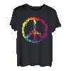 Cooles Peace Zeichen Tie Dye T-Shirt für Jungen und Mädchen T-Shirt