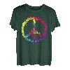 Cooles Peace Zeichen Tie Dye T-Shirt für Jungen und Mädchen T-Shirt