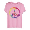 Cooles Peace Zeichen Tie Dye T-Shirt für Jungen und Mädchen T-Shirt