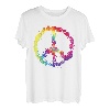 Cooles Peace Zeichen Tie Dye T-Shirt für Jungen und Mädchen T-Shirt