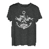 Herren Captain Vatertag Vintage Anchor North T-Shirt