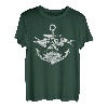 Herren Captain Vatertag Vintage Anchor North T-Shirt