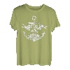 Herren Captain Vatertag Vintage Anchor North T-Shirt