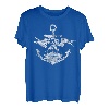 Herren Captain Vatertag Vintage Anchor North T-Shirt