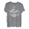 Herren Captain Vatertag Vintage Anchor North T-Shirt