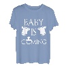 Humor Schwangerschaft Mann Frauen Baby Is Coming Schwangere Geschenk T-Shirt