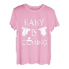Humor Schwangerschaft Mann Frauen Baby Is Coming Schwangere Geschenk T-Shirt