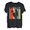 Retro die Möhre Karotte T-Shirt