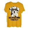 Herren Dalmatiner Papa Hunde Herrchen T-Shirt