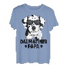 Herren Dalmatiner Papa Hunde Herrchen T-Shirt