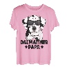 Herren Dalmatiner Papa Hunde Herrchen T-Shirt