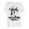 Herren Dalmatiner Papa Hunde Herrchen T-Shirt