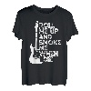 Roll Me Up And Smoke Me When I Die Gitarre T-Shirt