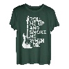 Roll Me Up And Smoke Me When I Die Gitarre T-Shirt