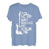 Roll Me Up And Smoke Me When I Die Gitarre T-Shirt