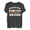Herren Bonus Papa Bonus Vater Stiefpapa Spruch BonusPapa Geschenk T-Shirt