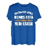 Herren Bonus Papa Bonus Vater Stiefpapa Spruch BonusPapa Geschenk T-Shirt