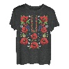 Rote Mohnblumen, Ukraine, niedliches Blumenmuster, ukrainischer Vyshyvanka-Stil T-Shirt