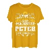 Peter Name Lustiges Majestät Shirt Vorname Geschenk-Idee