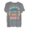 Papa ist wieder auf Dad of 2 aufgestiegen Dad Level freigeschaltet 2023 T-Shirt