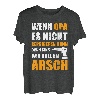 Herren Heimwerker Opa Reparieren TShirt Lustig Spruch Werkstatt T-Shirt