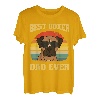 Deutscher Boxer Hund Welpe Retro Papa Vater Dad T-Shirt
