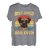Deutscher Boxer Hund Welpe Retro Papa Vater Dad T-Shirt