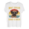 Deutscher Boxer Hund Welpe Retro Papa Vater Dad T-Shirt
